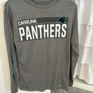 Carolina Panthers Gray Long Sleeve Shirt